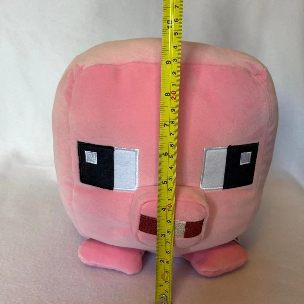 Minecraft Pig Plush Mattel Pink Cube Stuffed Animal Video Game Toy